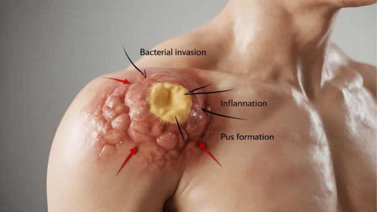 what is your body lacking when you get boils